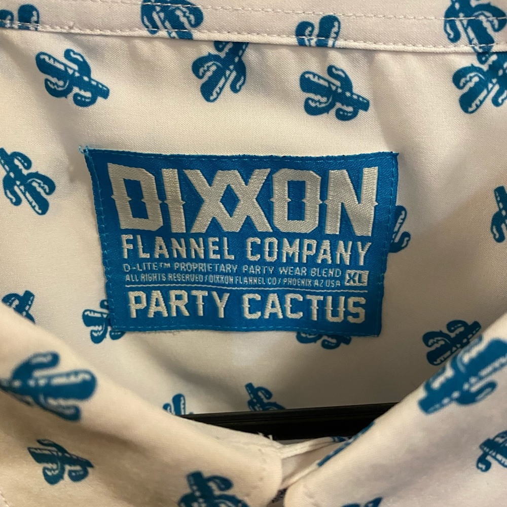 Men’s Dixxon size XL Party Cactus party shirt.
